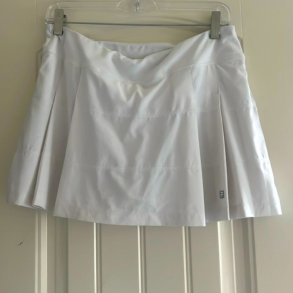 White Fila Tennis Skirt